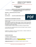 Memoria de Calculo Modulo I