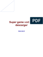 Super Game VCD 300 Descargar PDF