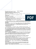 Carta de Descargo de Notificación