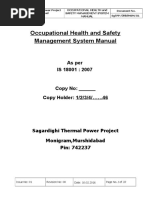 Oh&s Manual For Is 18001-2007