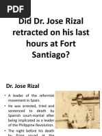 Rizal's Retraction