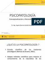 La Psicopatología, Generalidades