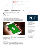 Melhores Aplicativos para Ganhar Dinheiro Na Internet