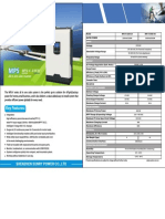 Datasheet VM Seires Solar Inverter