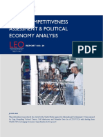 USAOD Serbia Competitiveness and Political Economy Analysis