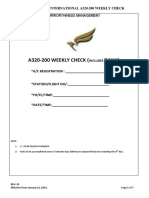 Weekly Check A320