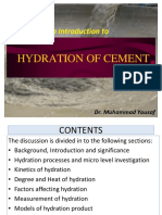 Lecture # 2 Cement Hydration