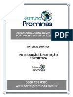 Nutricao Esportiva - Introducao A Nutricao Esportiva