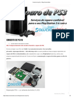 Conserto de ps3 RJ - Blog Soluciomática