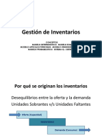 Gestión de Inventarios - 2019