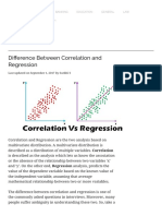 Difference Between Correlation and Regression (With Comparison Chart) - Key Differences