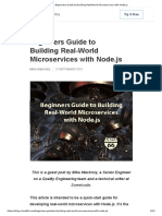 Beginners Guide To Building Real-World Microservices With Node - Js
