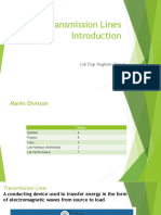 Transmission Lines Introduction and Lab 1