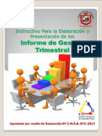 Instructivo para Inf Gestion Trimestral PDF