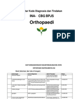 DAFTAR DIAGNOSIS Dan Tindakan Orthopaedi INA CBG Baru Dan PlafonB Dikonversi