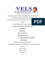 Organization Study of Motherson Sumi System LTD