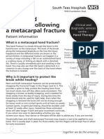 MICB4454 Metacarpal Fracture PDF