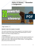 20 Powerful Prayers To End Slavery