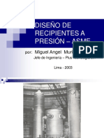 Diseño de Recipientes A Presión - Asme