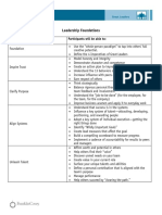 Leadership Foundations Co - Foundations Course Overview PDF