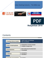 Mulyankan 2010: Consolidation in Indian Banking Industry - The M&A Way