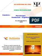 Sesion 1 Principios Basicos en Modificación y Terapoa Del Comportamiento