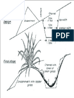 Cross Section of A Cut-Off Drain - Retention Ditch