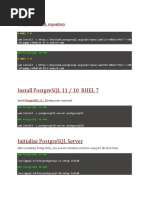 Postgresql Install