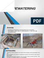 Dewatering