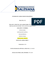 Bioquimica Informe 2 Disoluciones. Preparación de Buffers. Titulación de Aminoácidos