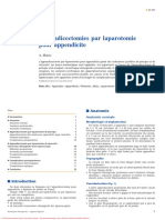 Appendicectomies Par Laparotomie Pour Appendicite (Full Permission)