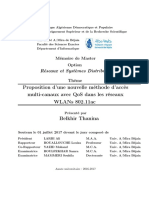 Proposition D'une Nouvelle Méthode D'accès Multi-Canaux Avec Qos Dans Les Réseaux Wlans 802.11ac