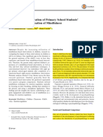 A Qualitative Exploration of Primary School Students Experience & Utilization of Mindfullness-2017