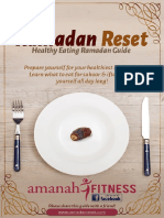 Ramadan Reset - Healthy Ramadan Checklist by Amanah-Fitness