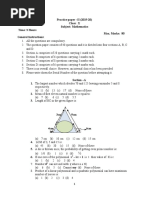 10 Maths Practice Paper 2020 Set 2