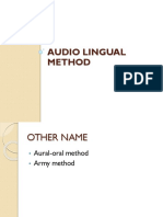 Audio Lingual Method