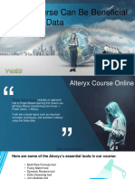 Alteryx Course Can Be Beneficial To Analyze Data