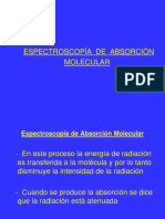 9-.Espectroscopía de Absorción Molecular P-2019