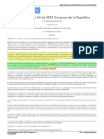 Acto - Legislativo - 04 - de - 2019 - Control Fiscal