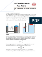 Resolución de Ejercicios de Aplicación Utilizando El Principio de Pascal