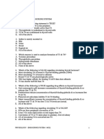 015 Physiology MCQ ACEM Primary Endocrine