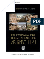 BIBLIOGRAFIA DE APURIMAC Ultima Actualizacio 2018