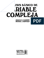 Análisis Básico de Vraiable Compleja PDF