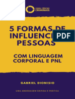 5 Formas de Infuenciar Pessoas Gabriel Dionisio Canal Ciências Criminais