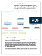  Designs of Clinical Trial