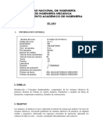 ML511 Sistema de Potencia - Ing - .Aguilar Robles