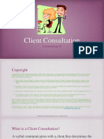 Client Consultation