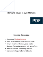 Demand Issues in B2B Markets November 26 2019 PDF