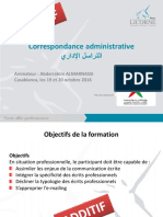 Correspondance Administrative