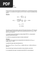 Ejercicios Fisicoquímica Disoluciones Ideales